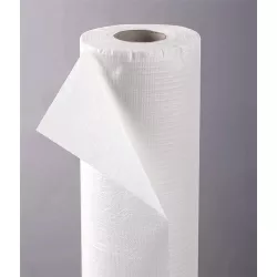 Podkład medyczny celuloza podfoliowana 50x50 rolka BIAŁY
